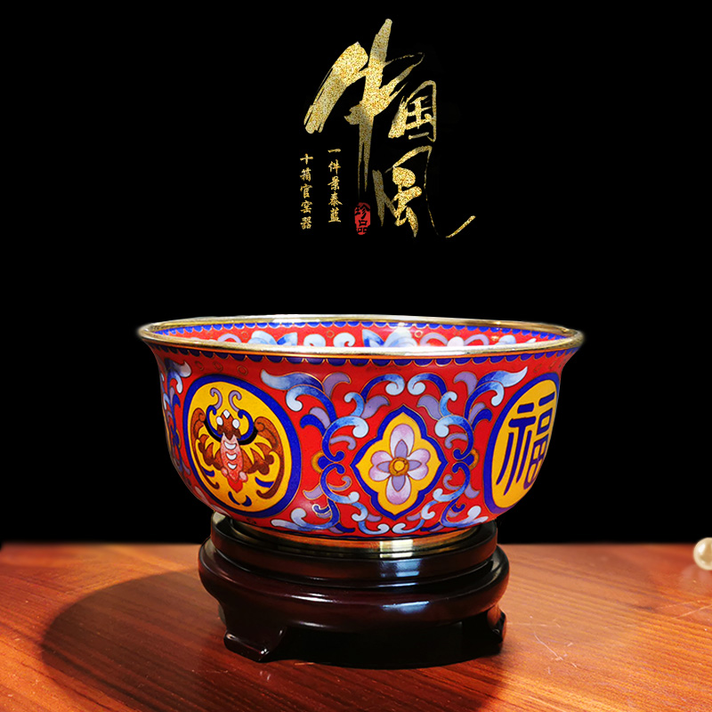 富贵多福  景泰蓝厂家