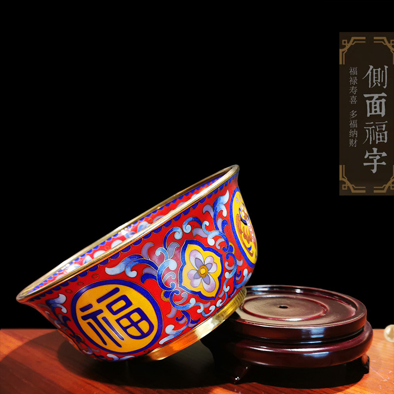 富贵多福  景泰蓝厂家