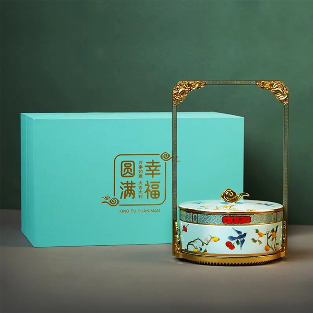 三明珐琅双绝幸福圆满聚宝盒
